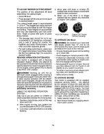 Preview for 14 page of Craftsman 917.99296 Operator'S Manual