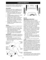 Preview for 31 page of Craftsman 917.9998A Owner'S Manual