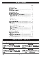 Preview for 2 page of Craftsman 919.184160 Owner'S Manual