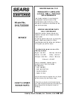 Preview for 24 page of Craftsman 919.725500 Operator'S Manual