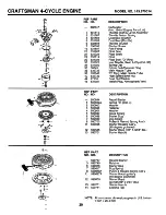 Preview for 20 page of Craftsman 944.367150 Owner'S Manual