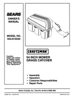 Preview for 1 page of Craftsman 944.612540 Owner'S Manual