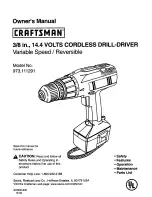Craftsman 973.111291 Owner'S Manual preview