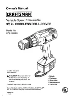 Craftsman 973.111490 Owner'S Manual preview