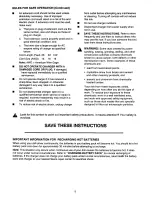 Preview for 5 page of Craftsman 973.111491 Owner'S Manual