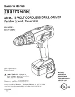 Craftsman 973.113070 Owner'S Manual preview