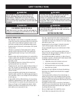 Preview for 3 page of Craftsman C459-36403 Operator'S Manual