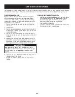 Preview for 25 page of Craftsman C459-52233 Operator'S Manual