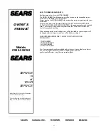 Preview for 13 page of Craftsman C935-355190 Owner'S Manual