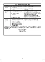 Preview for 20 page of Craftsman CMCBL98021 Instruction Manual