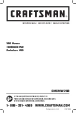 Craftsman CMCMW260 Instruction Manual preview