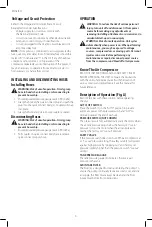 Preview for 8 page of Craftsman CMXECXM301 Instruction Manual