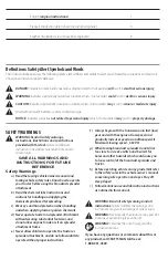 Preview for 2 page of Craftsman CMXGZBF7124322 Instruction Manual