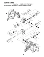 Preview for 48 page of Craftsman EZ3 917.256711 Owner'S Manual