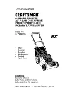 Craftsman EZ3 917.377573 Owner'S Manual preview