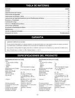 Preview for 20 page of Craftsman Professional 152.220180 Owner'S Manual