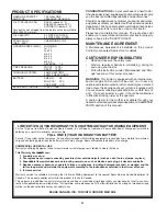 Preview for 4 page of Craftsman Sears 944.603150 Owner'S Manual