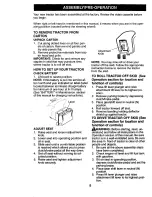 Preview for 8 page of Craftsman SEGADORA 917.274031 Owner'S Manual