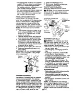 Preview for 14 page of Craftsman SEGADORA 917.274031 Owner'S Manual