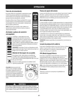 Preview for 41 page of Craftsman T1600 247.203750 Operator'S Manual