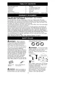 Preview for 2 page of Craftsman WEEDWACKER 358.795150 Instruction Manual