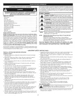 Preview for 2 page of Craftsman WEEDWACKER Incredi-Pull 316.795861 Operator'S Manual