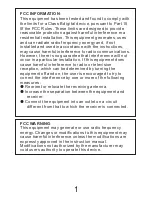 Preview for 2 page of Craig CMA3546BT Owner'S Manual