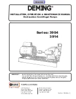 Crane Deming 3904 Series Installation, Operation & Maintenance Manual preview