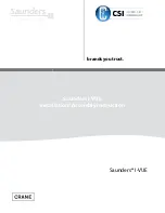 Preview for 1 page of Crane Saunders I-VUE Installation/ Assembly Instruction