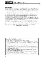 Preview for 2 page of Crate FlexWave 412A Owner'S Manual