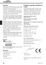 Preview for 40 page of crelando CHES 9 A1 Translation Of The Original Instructions