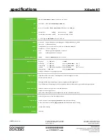 Preview for 2 page of Crest Audio X-Eight RT Specifications