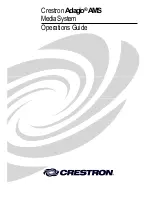 Crestron Adagio AMS Operation Manual preview