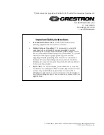 Preview for 2 page of Crestron Antenna System SRD-ANT-4-PAK Installation Manual