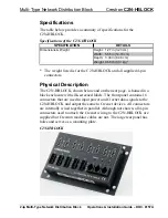 Preview for 6 page of Crestron C2N-HBLOCK Operating & Installation Manual