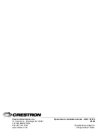 Preview for 16 page of Crestron C2N-HBLOCK Operating & Installation Manual