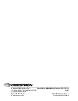 Preview for 24 page of Crestron C2N-MMS-SC Operations & Installation Manual