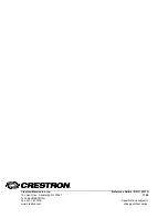 Preview for 52 page of Crestron CAT5 Reference Manual