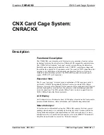 Preview for 5 page of Crestron CNRACKX Operation Manual