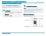 Preview for 1 page of Crestron DM-TX-4KZ-202-C Quick Start