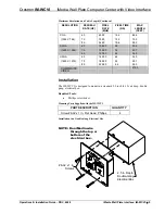 Preview for 13 page of Crestron IM-WCVI Operating And Installation Manual