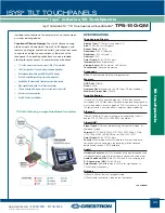 Preview for 23 page of Crestron Isys i/O TPMC-15-CH Specification Sheet