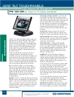 Preview for 26 page of Crestron Isys i/O TPMC-15-CH Specification Sheet