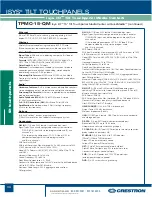 Preview for 36 page of Crestron Isys i/O TPMC-15-CH Specification Sheet