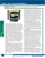 Preview for 42 page of Crestron Isys i/O TPMC-15-CH Specification Sheet