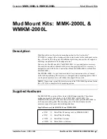 Preview for 3 page of Crestron MMK-2000L Installation Manual