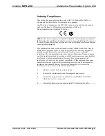 Preview for 25 page of Crestron MPS-250 Operation Manual