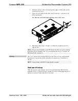 Preview for 29 page of Crestron MPS-250 Operation Manual