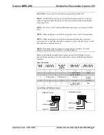 Preview for 31 page of Crestron MPS-250 Operation Manual