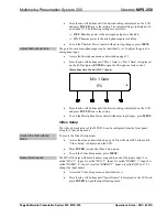 Preview for 60 page of Crestron MPS-250 Operation Manual